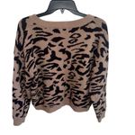 Lulus Good For You Taupe Leopard Print Sweater Photo 2