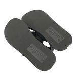 Santiro Womens Sling Sandals Thong Fabric Wrap Cushion Black Comfort 36 US 5 Photo 3