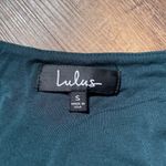 Lulus LULU’S Laced Up All Night Forest Green Dress Photo 3