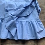 1901  Chambray Ruffle Layered Skirt Photo 13