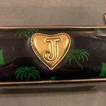 Juicy Couture  Juicy Loves Sephora Navy Blue Green and Gold Barrel Cosmetic Bag Photo 4