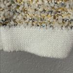 URBAN REVIVO Size XL Cropped Button Front Cardigan Sweater Pearl Buttons Gold Photo 3