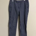 Adrianna Papell  Pull On Dressy Ankle Pants Black and White Slim Leg Size 12 Photo 0