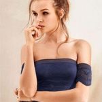 Victoria's Secret  Small Blue Off Shoulder Lace Bralette Crop Top Photo 0
