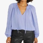 Sanctuary NWT Cooler Nights Tie Neck Blouse Sz M Photo 1