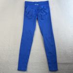 DFYNE S Small Impact Leggings Activewear Electric Blue Seamless Glute Plump Photo 4