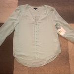 1. State State Smocked Detail Button-Up Shirt | M NWT​ Photo 7