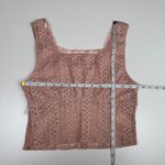 PacSun Beverly & Beck Pink Corset Lace Bow Coquette Fairy Core Top Sz Small NWT Photo 3