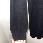 EXPRESS Red White Black Heavyweight Knit Oversized Tunic Sweater Photo 4