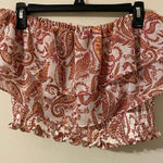 1. State 1.‎ State Multicolor Paisley Crop Top Photo 0