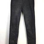 Rag and Bone Hyde Genuine Leather Panel Jeans Size 29 Coal Photo 3