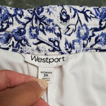 Westport  Blue Floral Skort Photo 3