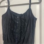 Mudd  jean ruffle  Romper Photo 2