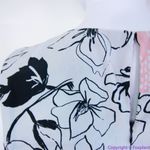 Slny NEW floral print tie neck color block sleeveless dress, 14W Photo 8