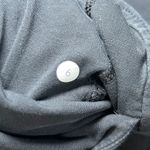 Lululemon  Stride Jacket Black Size 6 Full Zip Hoodie Thumbholes Logo Back Vent Photo 10