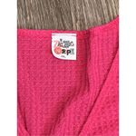 Zig Zag Stripe Black Pink Waffle (2) Sleeveless Babydoll Top 2XL‎ NWOT Plus Size Size XXL Photo 8