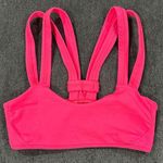 Free People  Hot Pink Strappy Sports Bra Size XS/Small EUC Workout Tops Photo 0