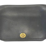 Coach Vintage A9C-9755 Penny Black Leather Pocket Purse Shoulderbag Photo 0