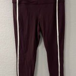 Athleta  Elation Ultra High Rise 7/8 Legging  L | Spiced Cabernet Bone tight Photo 0