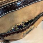 Franco Sarto BROWN SUEDE/LEATHER PURSE WITH INSIDE SMARTLYTE 12.5”X15” PREOWNED Photo 8