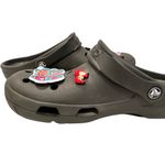 Crocs  Classic‎ Clog Women's 10 Slate Grey Includes All Charms Princess Unicorn Photo 6