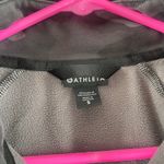 Athleta Triumph Hoodie Size Small Camo Full Zip Black Grey Fleece Lined Casual Photo 4