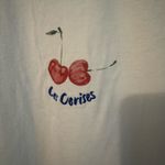 Abercrombie & Fitch A&F Skimming Tee Shirt Size XXS Cherry Graphic Tee Photo 2