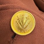 Rag and Bone Cody Wool Blend Single-Breasted Blazer Light Brown Sz 2 Gold Buttons Photo 5