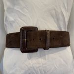 Oscar de la Renta  Brown Suede Belt Photo 0