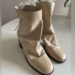 Chelsea and Violet Freedom Ruched Back Zip Block Heel Booties Size 8 Photo 2