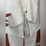 POL - Ivory/Oatmeal Loose Weave Cozy Cardigan Size Medium Photo 9