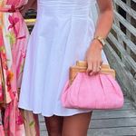 ZARA  White Lace-Trimmed Mini Dress Photo 3