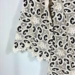 Zimmermann  Ottie Lace Shift Mini Dress Cream Black US 4 NWT AU 0 Photo 12