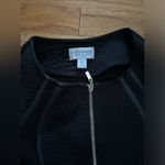 Bisou Bisou  Open Shoulder Fitted Black Womens Size Small Jacket Photo 1