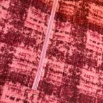 Stan Herman Boucle Plaid Cuddler Blanket Stitch Cranberry O/S Petite Pink Size undefined Photo 6