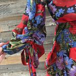 NWT Elliatt Thea Shirt and Tiered Mini Skirt SET!! Size Small Red Photo 4