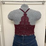 Victoria's Secret PINK Purple Lace Push Up High Neck Racerback Bralette L A - C Photo 2