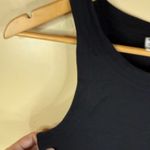 Frank And Oak  Essential Black Tank Top Organic‎ Cotton Ribbed Size M Classic Photo 2