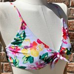 Beachsissi Colorful  floral bikini top with bow detailing / L / Excellent cond. Photo 2