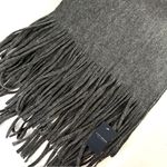 Lucky Brand Cozy Scarf Women's One Size Gray Classic Preppy Feminine Fringe NWT Photo 1