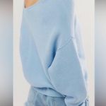 Free People  Asymmetrical Ottoman Check Sweater. Size Medium Photo 2