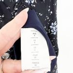 Nicholas Floral Silk Slit Leg Knee Length Dress 0 Blue Photo 6