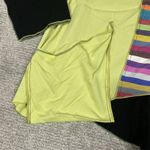 Xiao Top Womens Medium Black Green Long Sleeve Art to Wear Button Front Artsy Photo 1