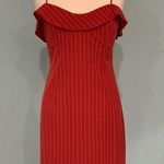 Etophe Studios Women Stripped Red Casual Good Girl Dress Size Small Photo 0
