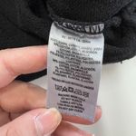 Anthropologie T.La Hoodie Womens Small Black Mara Knit Lace Up Neck Photo 2