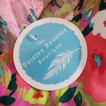 Haptics Colorful Floral Print Midi Dress Size Medium NWOT Wedding Guest Dress Pink Photo 6