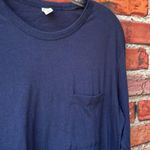BP Navy Nordstrom Crew Neck Long Sleeve Tee Photo 4