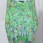 ISLAND BATIKS HAWAII Women’s Tropical Flowy Beach Cover Up Green Size undefined Photo 0