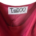 Vintage Y2K Taroo Burgundy Camisole Top Spaghetti Strap Silky Tank Size Large Red Photo 3