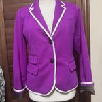 Gap  Academy Blazer Jacket womens sz 4 Fuschia Pink Preppy Academia Photo 4